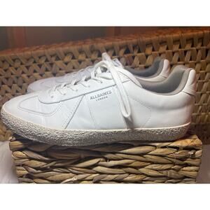 AllSaints - Jaimee Low Top Leather Trainers -  EU 44 / US 12